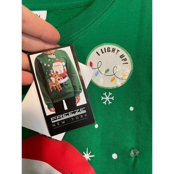 Rudolph Light up Christmas sweater 0642 - Picture 3 of 8